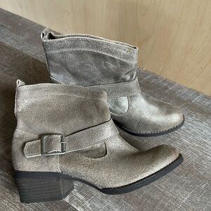 Leather Naughty Monkey ankle boots, NEW 7.5